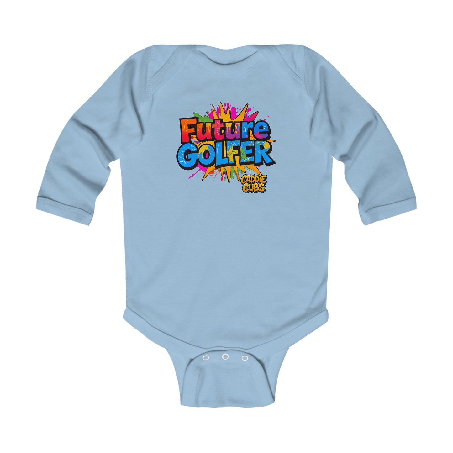 BABY Future Golfer Long Sleeve Bodysuit