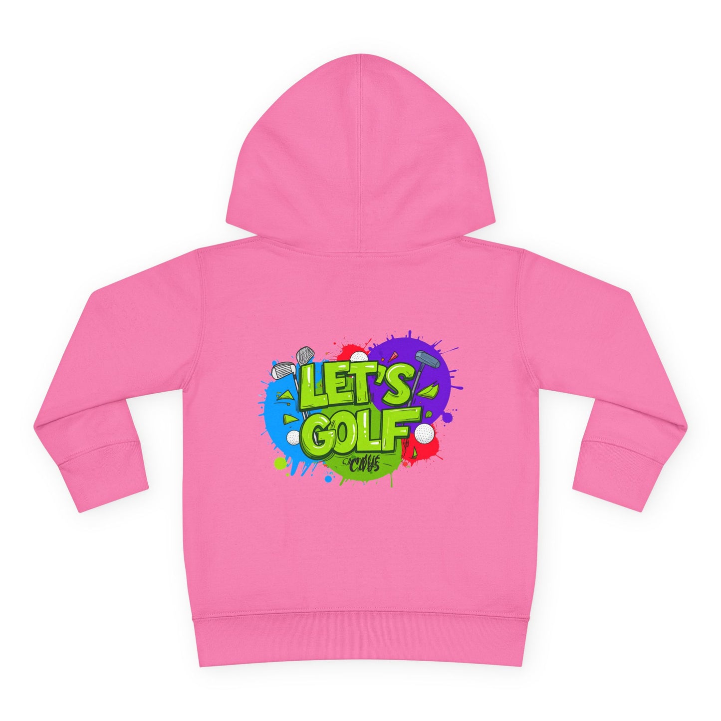 TODDLER Lets GOLF Caddie Cubs Pullover Fleece Hoodie