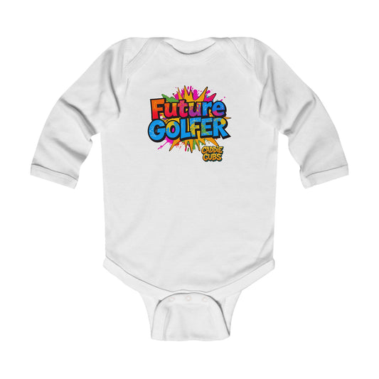 BABY Future Golfer Long Sleeve Bodysuit