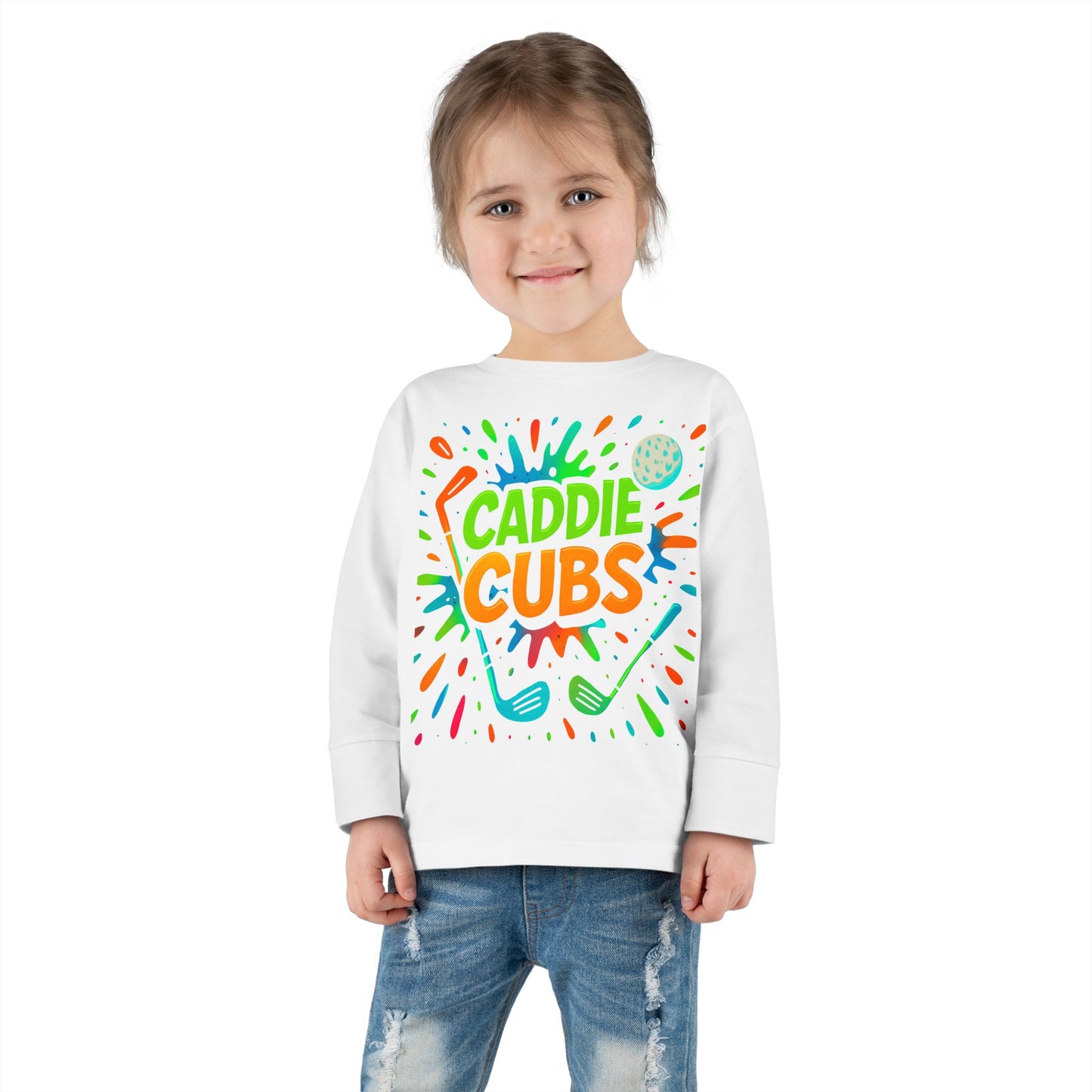 TODDLER Splash Caddie Cubs Long Sleeve Tee