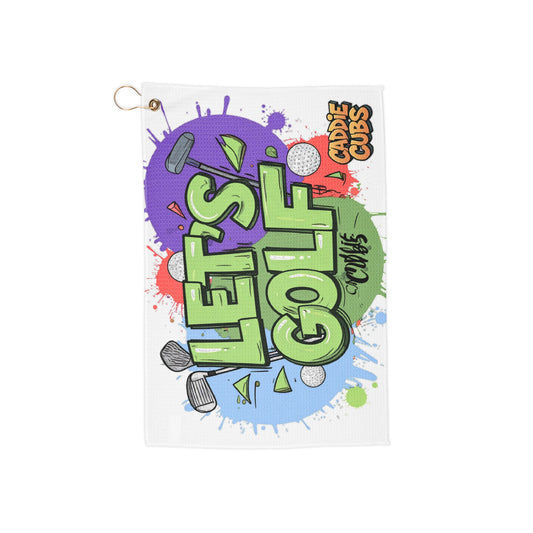 Caddie Cubs Golf Towel - Fun & Festive Golf Accessory